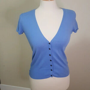 J Crew short sleeve  button front cardigan top